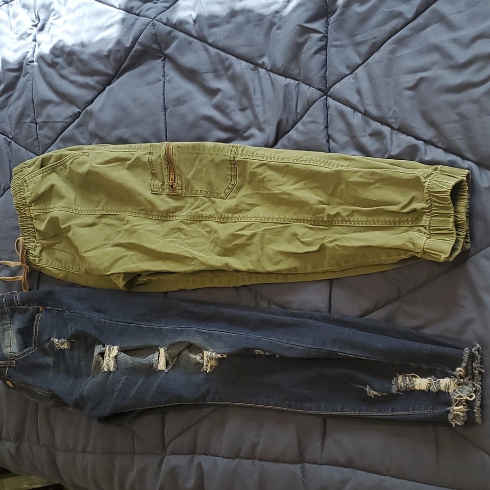Two pairs of pants size medium